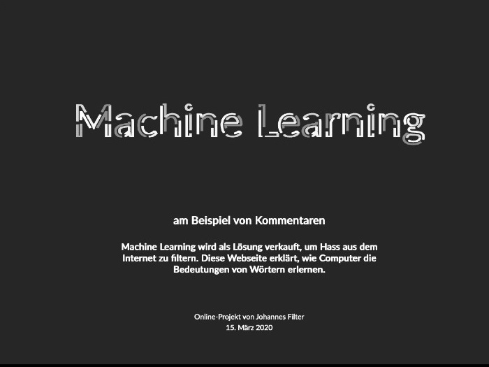 Hasskommentare automatisiert filtern