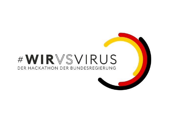 Logo des Hackathons Wir vs. Virus